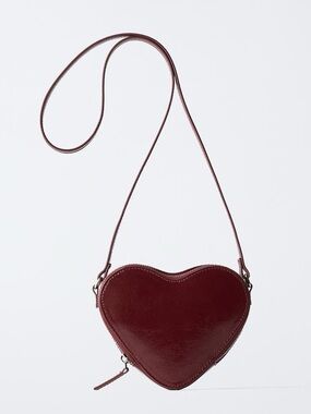 NWT Zara Kids Girls Accessories HEART CROSSBODY BAG